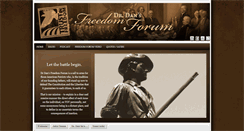 Desktop Screenshot of drdansfreedomforum.com